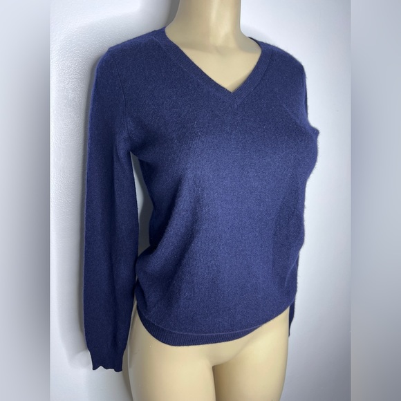 Cashmere V-Neck Sweater - Picture 1 of 5